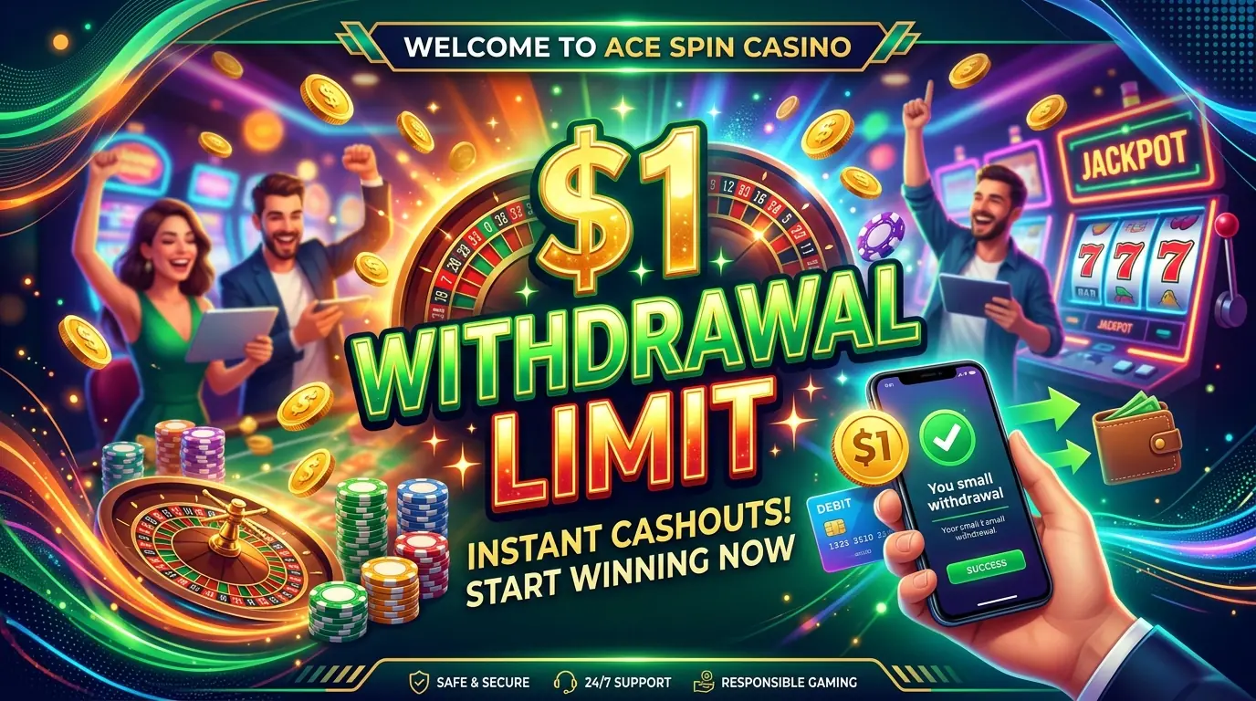 1 kr uttag hos Iwild casino